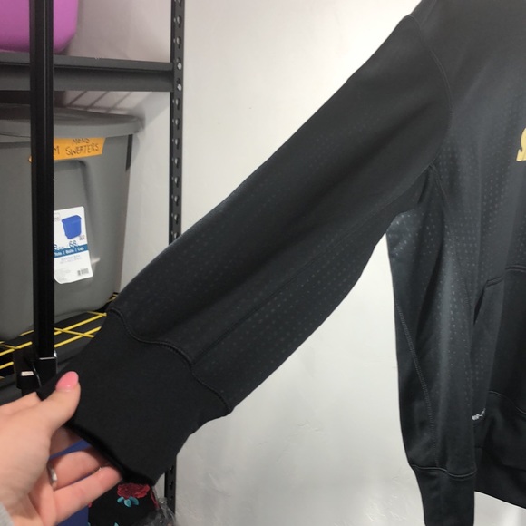 Nike NFL New Orleans Saints black hooded sweatshirt size large - Picture 5 of 12